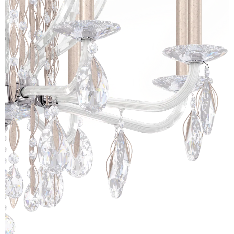 Sarella 15 - Light Glass Classic / Traditional Chandelier