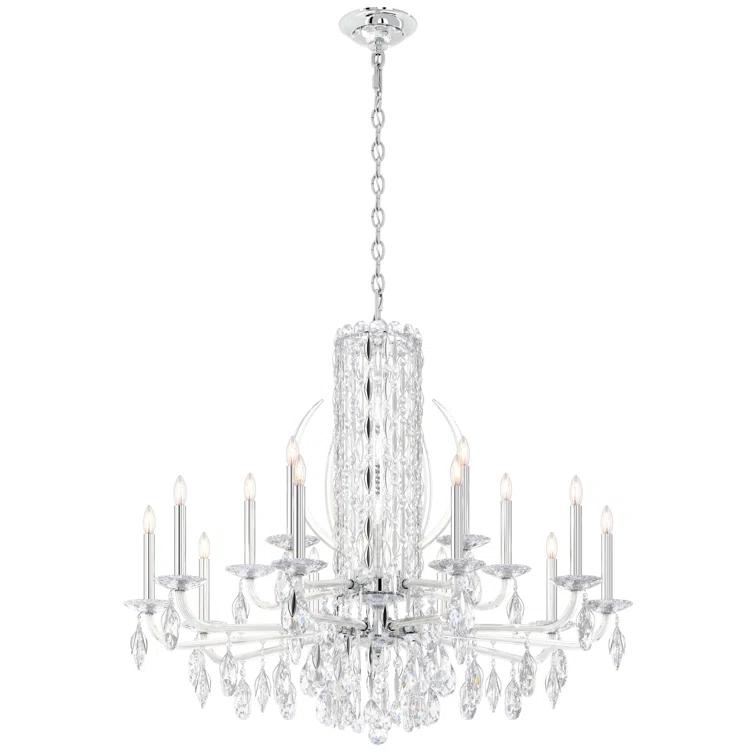 Sarella 15 - Light Glass Classic / Traditional Chandelier