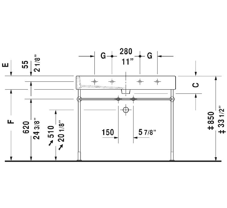 Vero White Ceramic Rectangular Vessel Bathroom Sink with Overflow