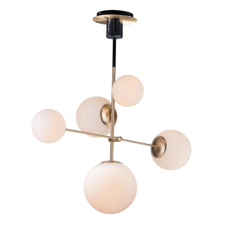 Drake 5 Light Dimmable Sputnik Chandelier