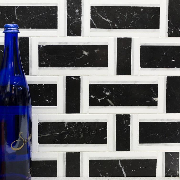 Bond Tile Mingle Natural Stone Mosaic Sheet Wall & Floor Tile