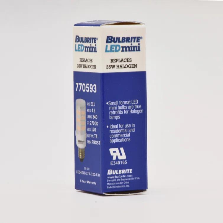 40 Watt Equivalent T4 Dimmable LED Bulb