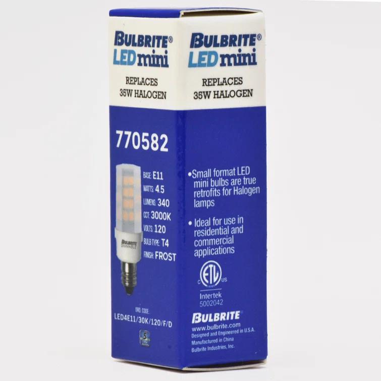 40 Watt Equivalent T4 Dimmable LED Bulb