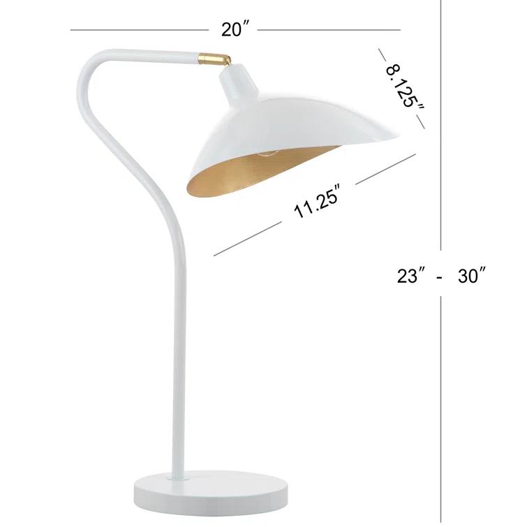 Girard Adjustable Metal Arched Lamp