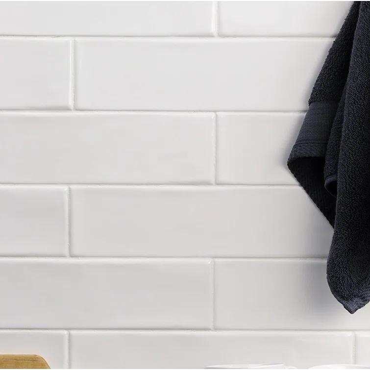 Midland 3'' W x 12'' L Polished Ceramic Subway Tile (5.38 sq. ft. / box)
