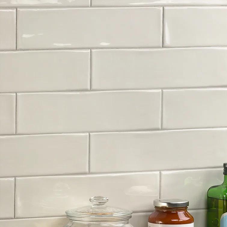 Midland 3'' W x 12'' L Polished Ceramic Subway Tile (5.38 sq. ft. / box)