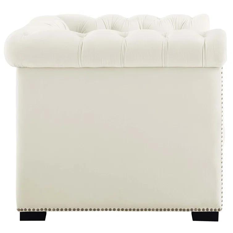 Modway Heritage Upholstered Velvet Armchair