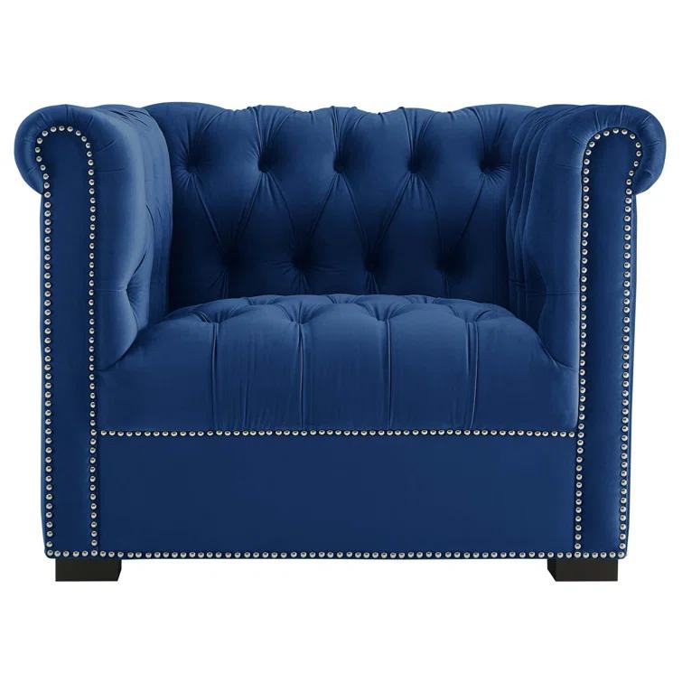 Modway Heritage Upholstered Velvet Armchair