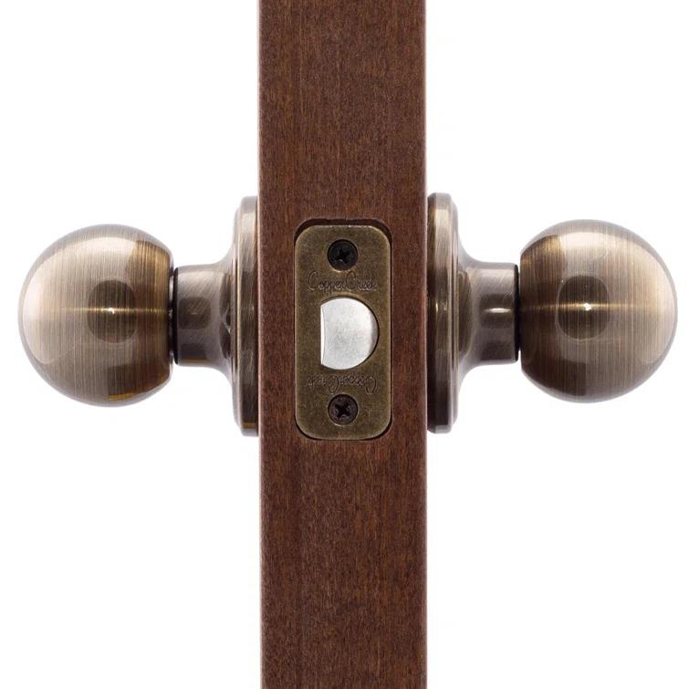 Ball Passage Door Knob with Round Rosette