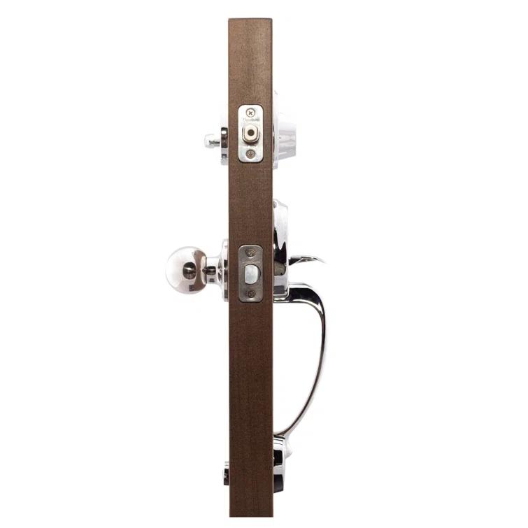 Copper Creek Handleset with Single Cylinder Deadbolt and Door Knob and Colonial Rosette