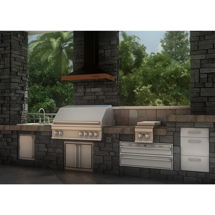 ZLINE 36 in. Convertible Vent Designer Series Wall Mount Range Hood (KB2-BCXXX-36)