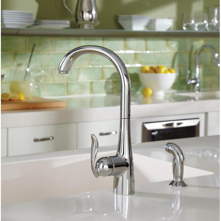 Moen Arbor One Handle Pulldown Kitchen Faucet Featuring Power Boost and Reflex