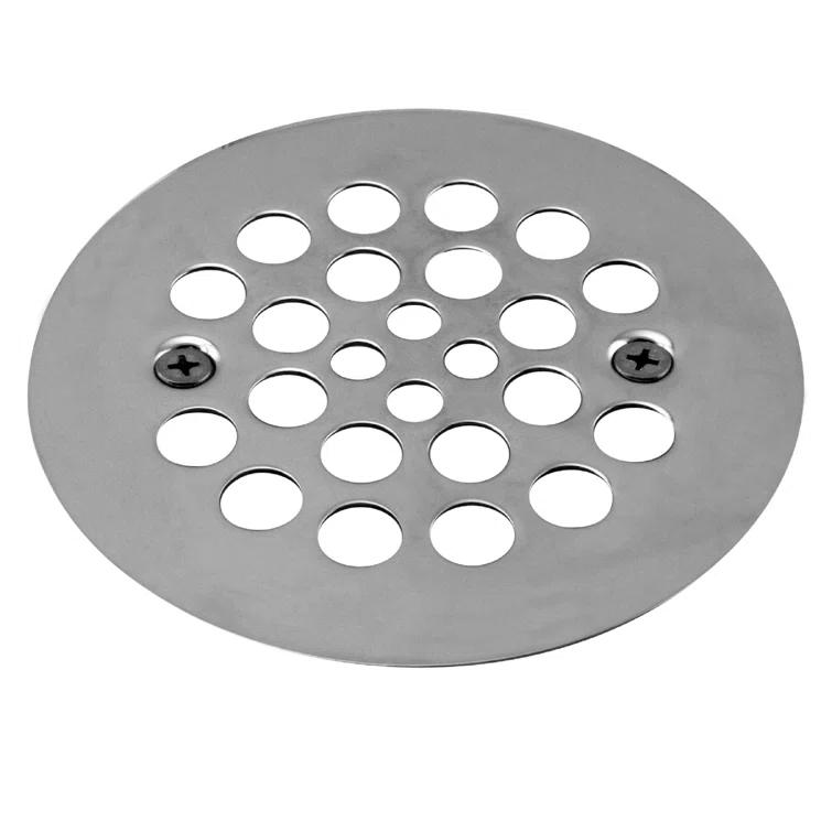 4-1/4" OD Brass Shower Strainer Grid Drain Cover