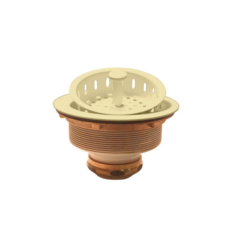 Solid Brass Style Kitchen Sink Basket Strainer
