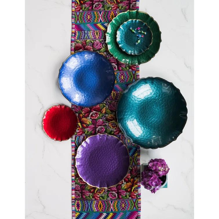 Viva by Vietri Baroque Glass No Pattern Charger