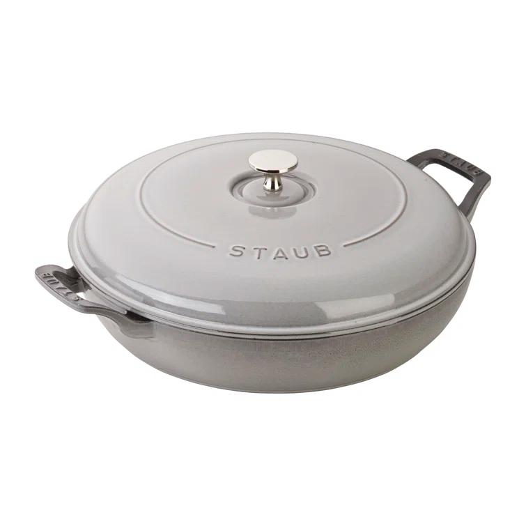 Staub ® 3.5-Qt Graphite Braiser