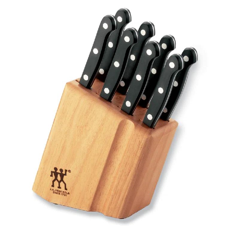 ZWILLING J.A. Henckels ZWILLING TWIN Gourmet Classic 9-Piece Steak Knife Block Set