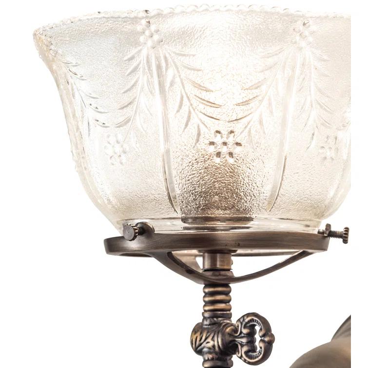 Schoolhouse & Early Electric Brass Armed Sconce