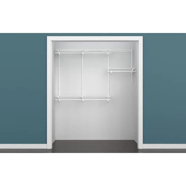 ShelfTrack 48" W - 72" W Closet System Starter Kit