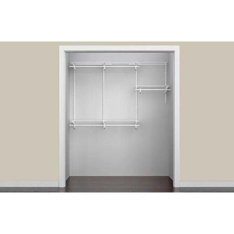 ShelfTrack 48" W - 72" W Closet System Starter Kit
