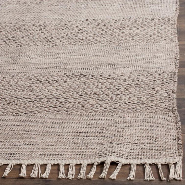 Bester Hand Woven Cotton Geometric Rug