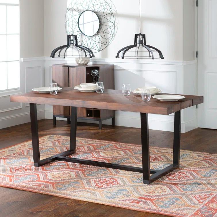 Amarapal Pine Solid Wood Dining Table