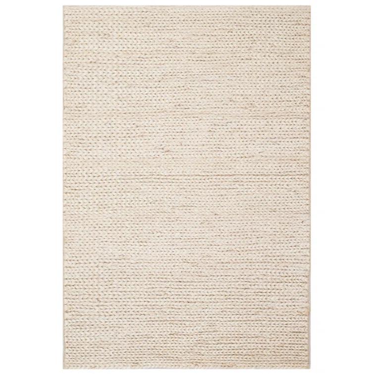 Pennsburg Natural Fiber Hand Woven Jute Chevron Rug