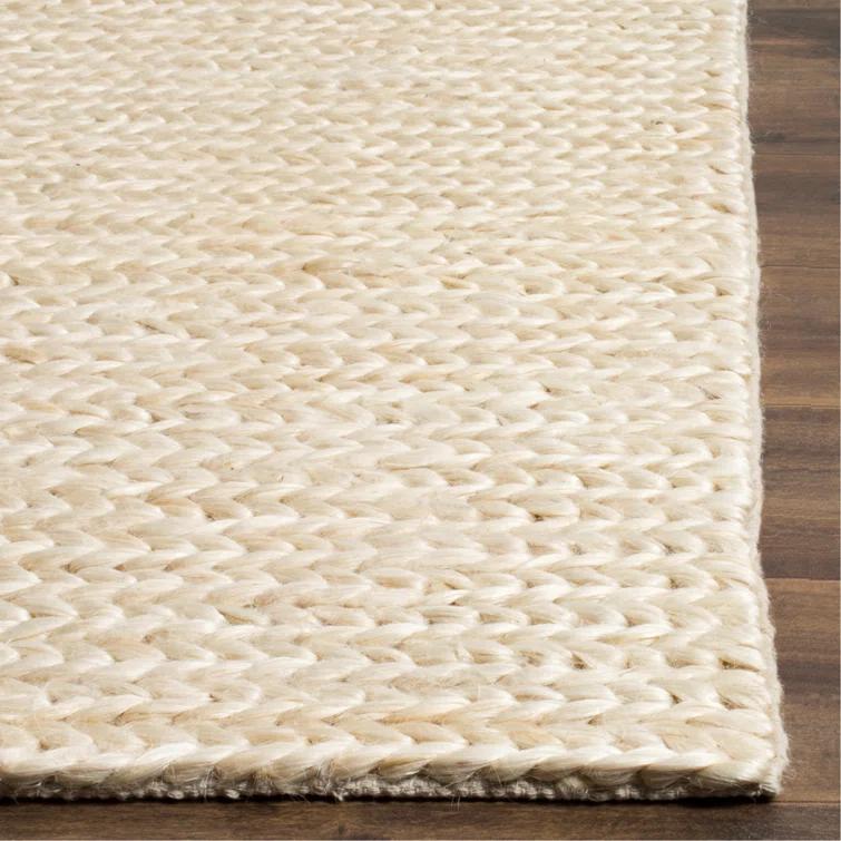 Pennsburg Natural Fiber Hand Woven Jute Chevron Rug