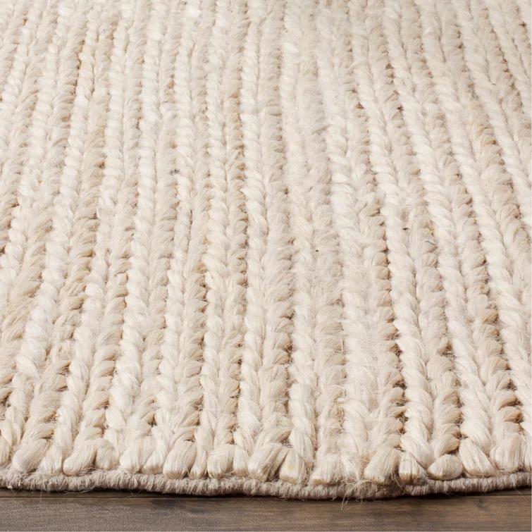 Pennsburg Natural Fiber Hand Woven Jute Chevron Rug