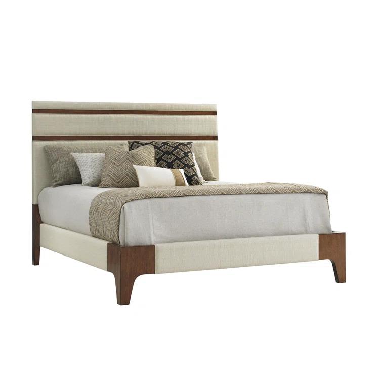 Island Fusion Mandarin Upholstered Panel Bed