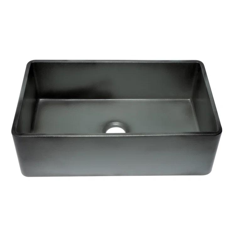 Alfi Brand ABCO3320SB 32'' L Farmhouse / Apron Single Bowl Fireclay Kitchen Sink