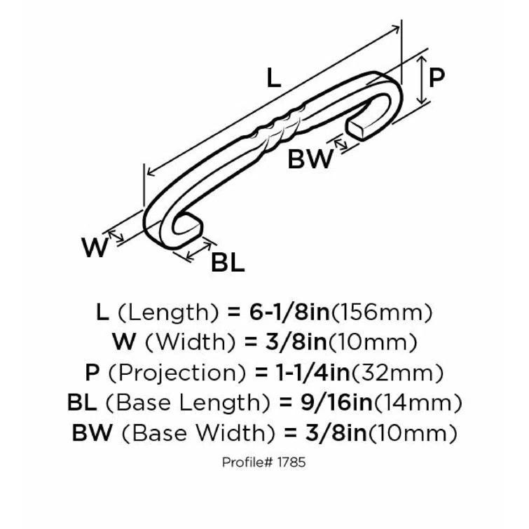 Inspirations 5 1/16" Center to Center Arch Pull