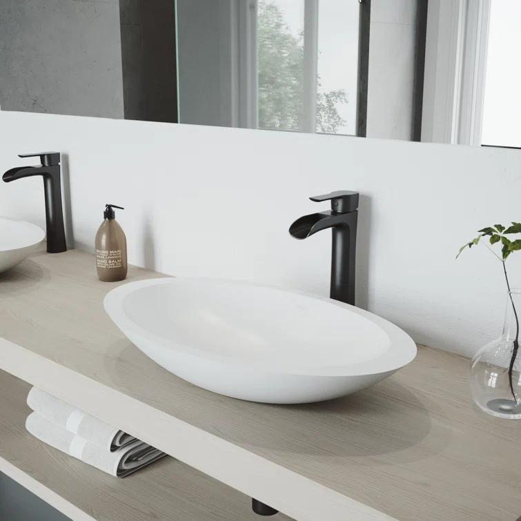 Niko 11" H Single Handle Vessel Sink Bathroom Faucetwith Pop-up Drain