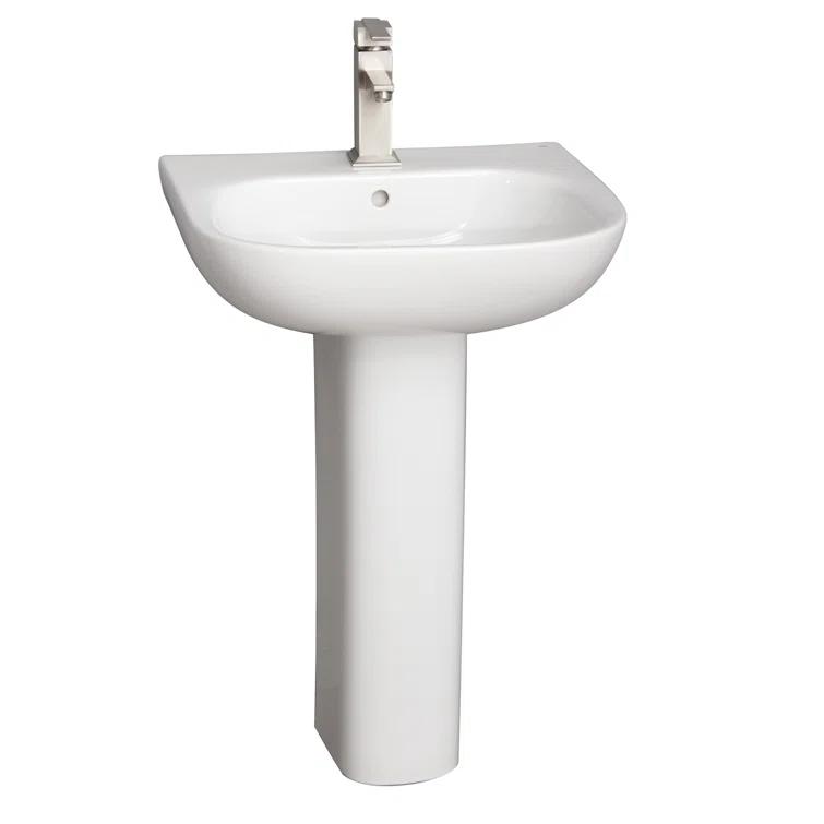 Barclay 3-2021WH Barclay Tonique White Bathroom Sink