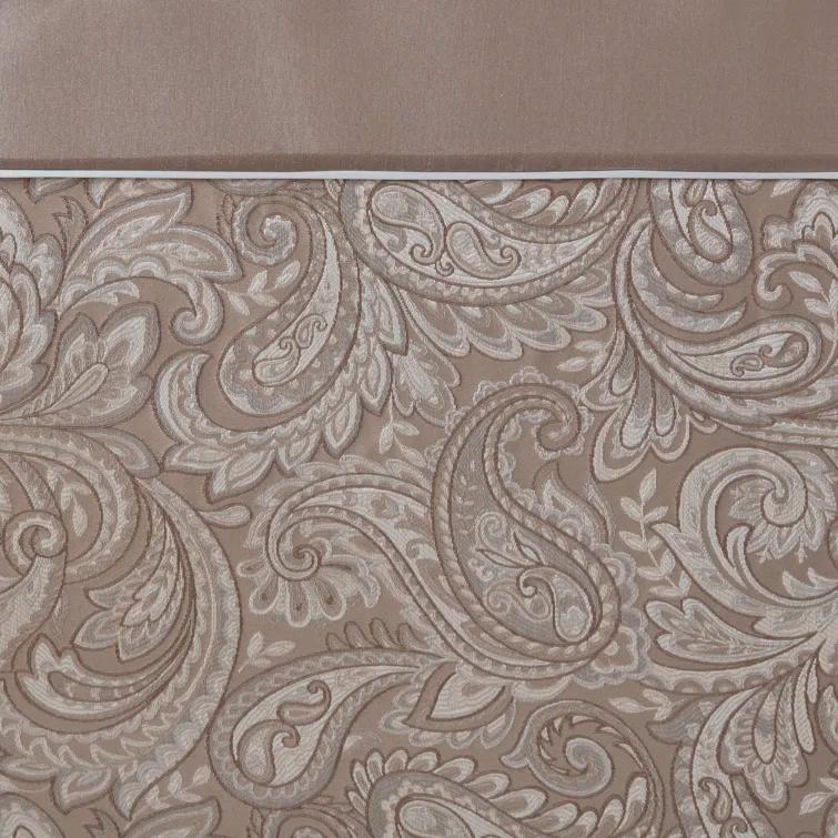 Madison Park Aubrey Paisley Jacquard Shower Curtain