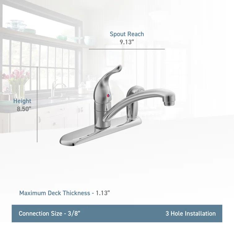 Chateau Single Handle Kitchen Faucet