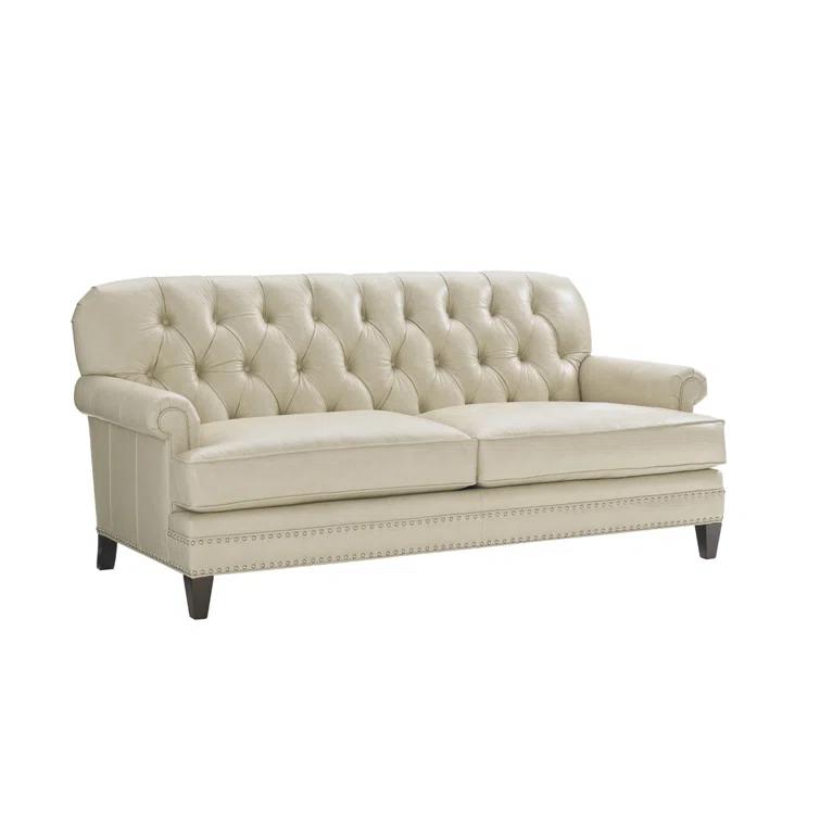 Oyster Bay Hillstead Leather Settee