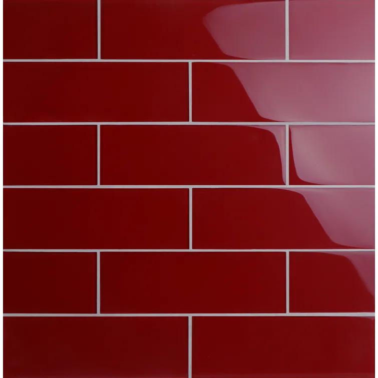 Premium 4" x 12" Glass Subway Tile