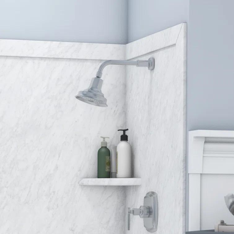 FlexStone Elite 60"W x 32"D x 60"H Alcove Bathtub Surround