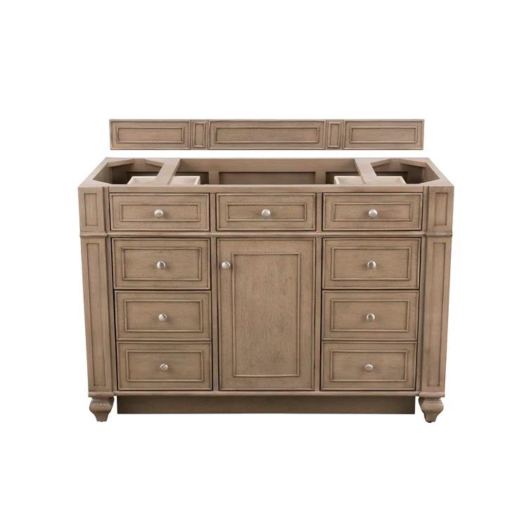 James Martin Vanities 157-V48 Bristol 48" Single Basin Hardwood Vanity Cabinet Only - Wood