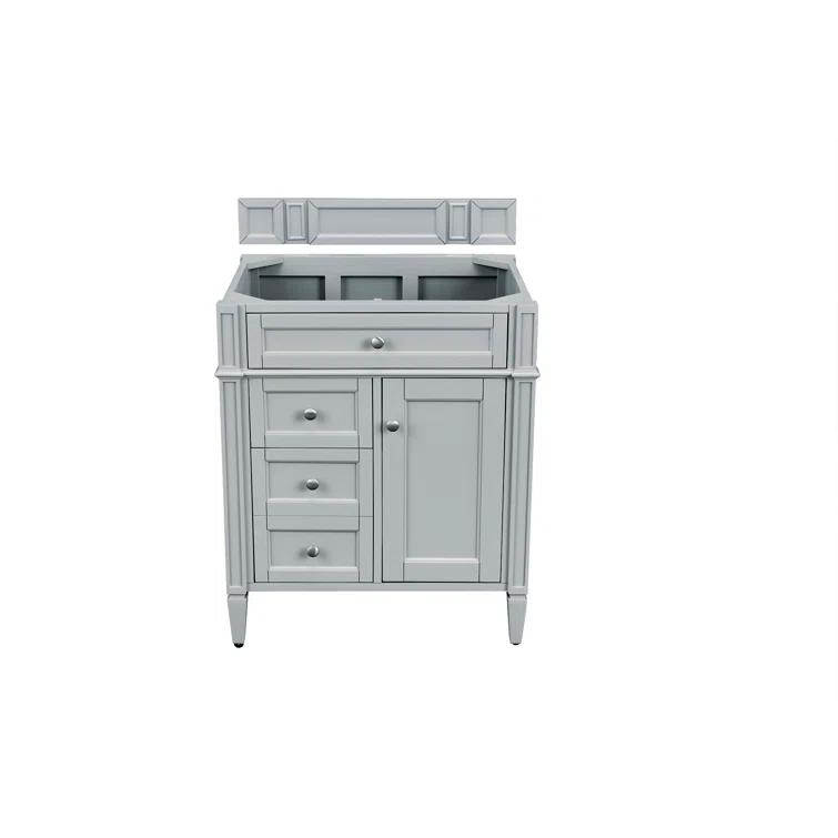 James Martin Vanities 650-V30 Brittany 30" Single Basin Poplar Wood Vanity Cabinet Only -