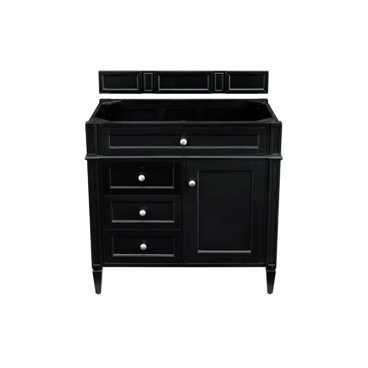 James Martin Vanities 650-V36 Brittany 36" Single Basin Poplar Wood Vanity Cabinet Only -