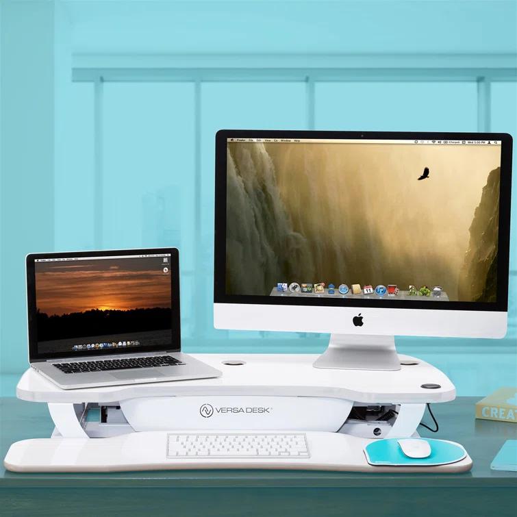 VERSADESK VersaDesk PowerPro Electric Height Adjustable Desk Converter w/ USB Charging Port