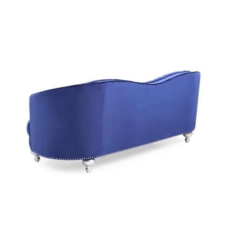 Wellington 90'' Velvet Sofa