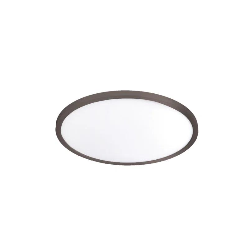Simple Circle Dimmable LED Flush Mount Light