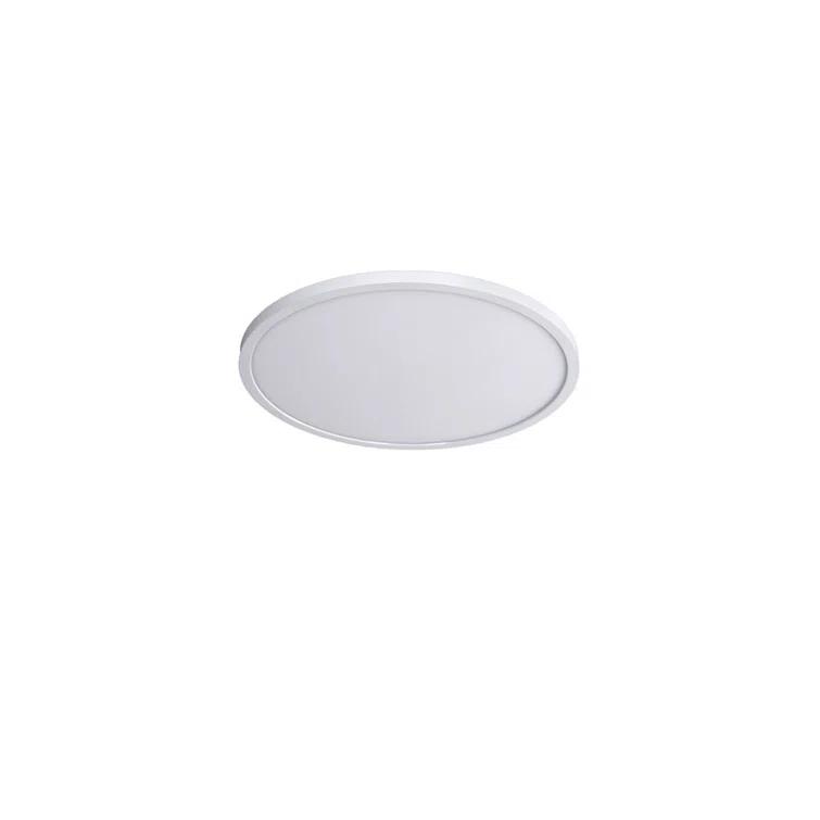 Simple Circle Dimmable LED Flush Mount Light