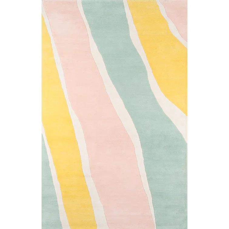 Hand Tufted Wool Abstract Indoor Rug