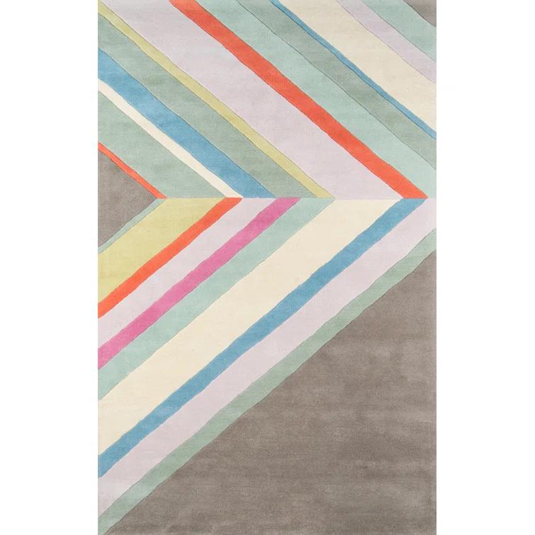 Delmar Wool Chevron Rug