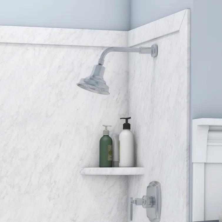 FlexStone Elite 60"W x 32"D x 60"H Alcove Bathtub Surround