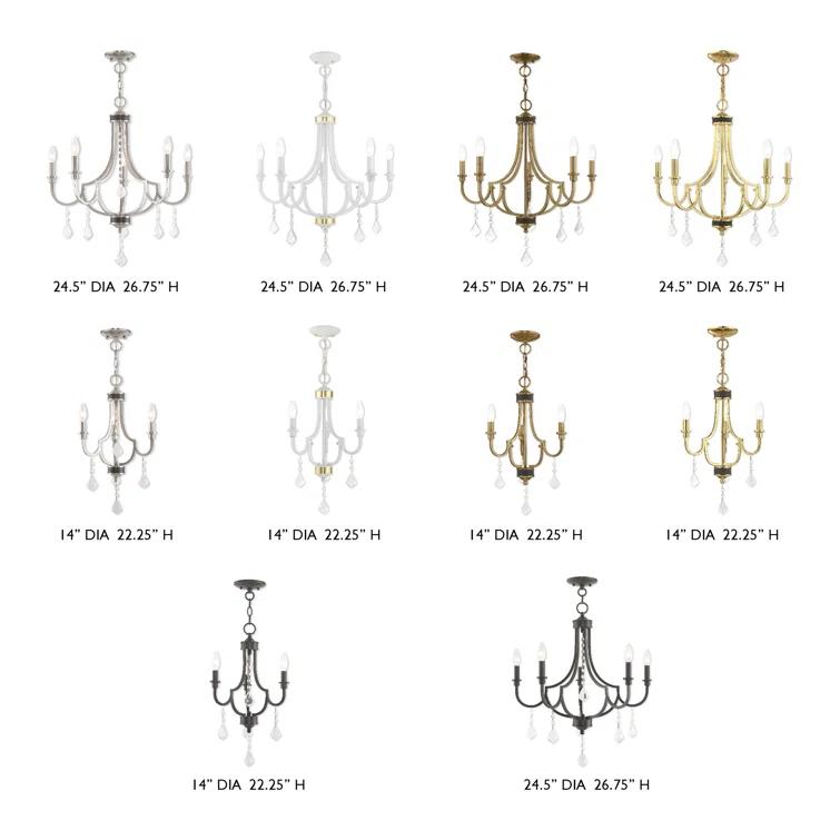 Dedric 5 - Light Dimmable Classic / Traditional Chandelier